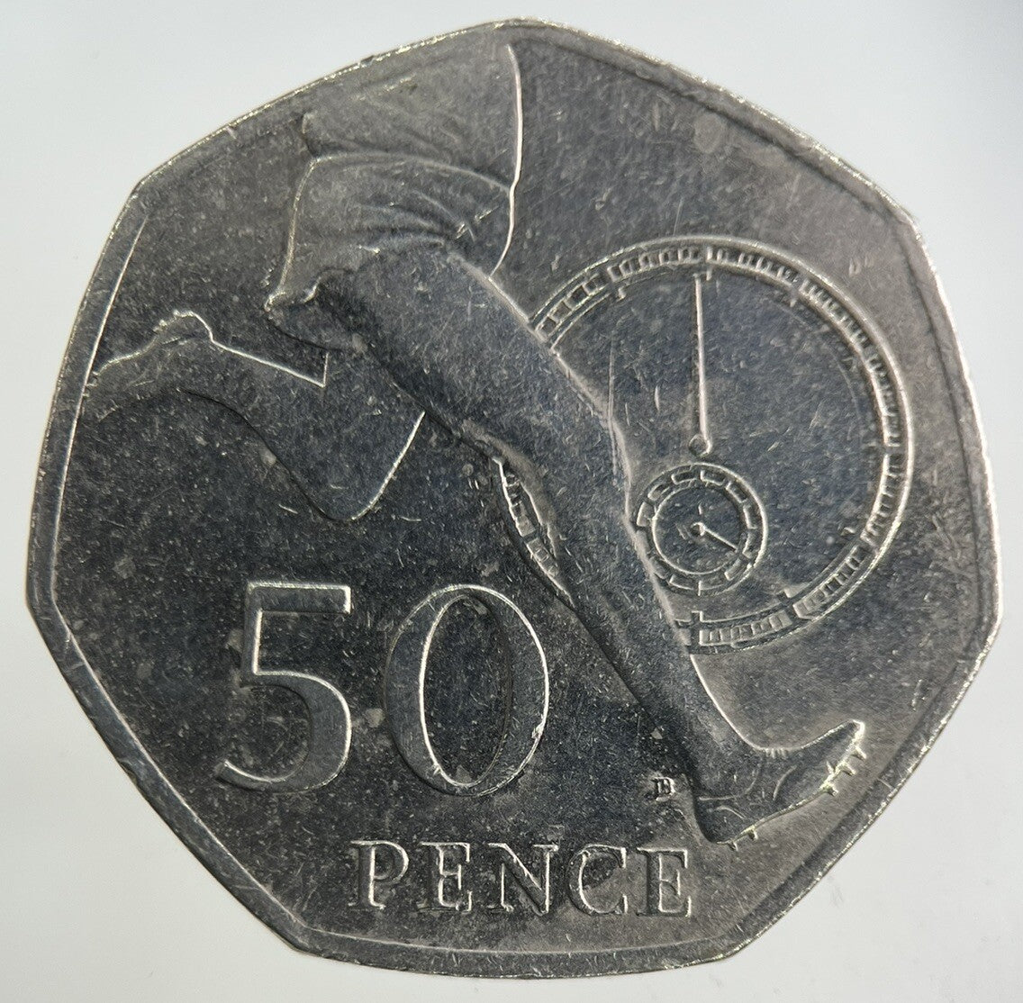 2004 Elizabeth II 2nd 50p Fifty-Pence Coin | Very High Grade