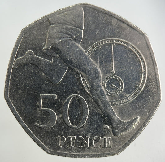 2004 Elizabeth II 2nd 50p Fifty-Pence Coin | Very High Grade