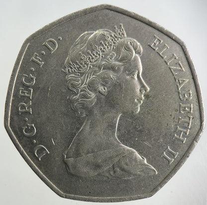 1973 Elizabeth II 2nd 50p Fifty-Pence Coin | Very High Grade