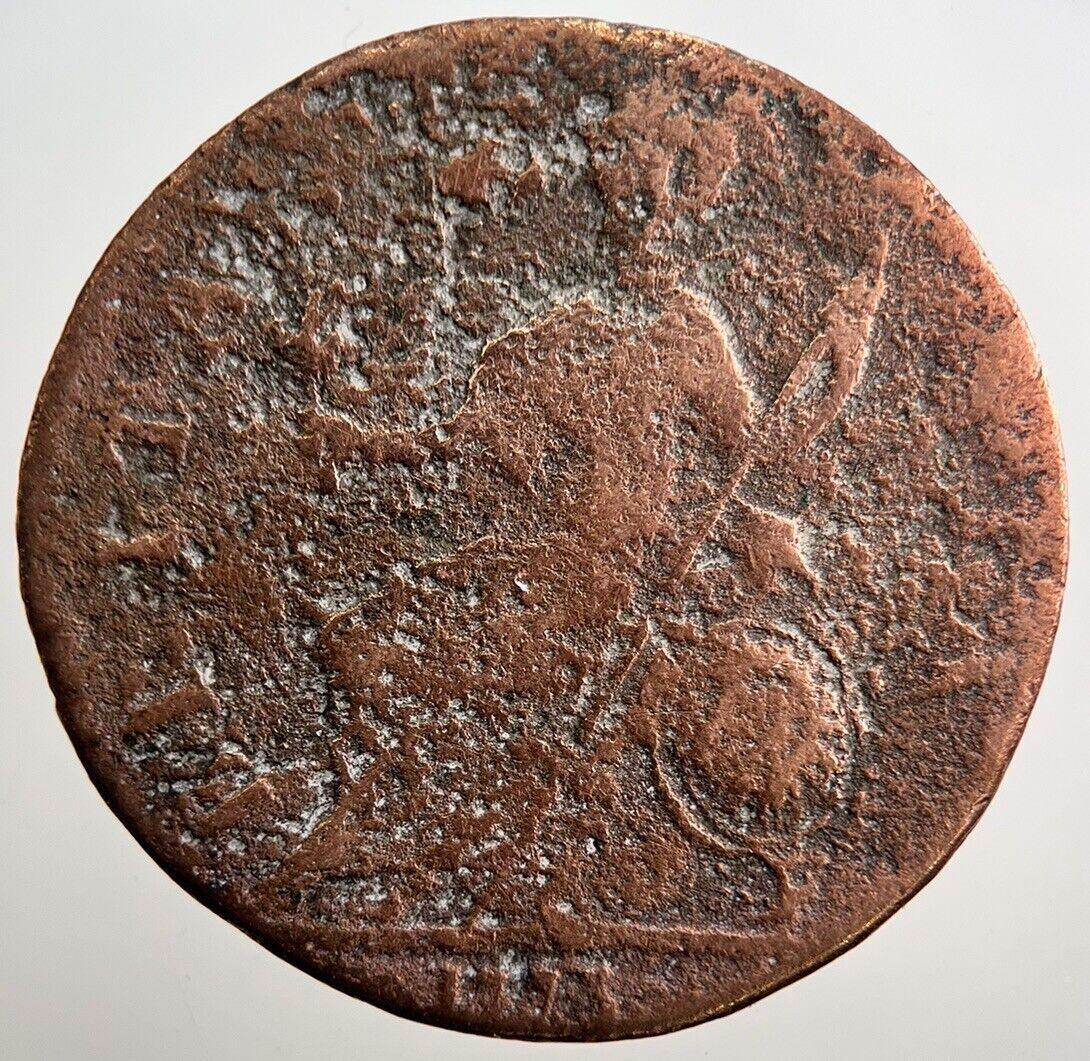1773 George III 3rd Half-Penny Coin | Collectable Grade | a3835