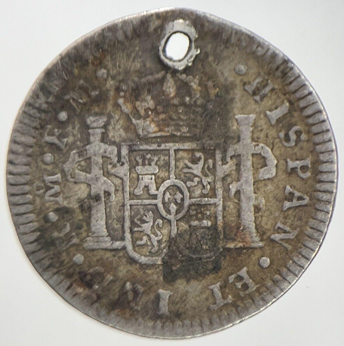 1774 1/2 Half Real Spain Silver Coin | Collectable Grade | a1027