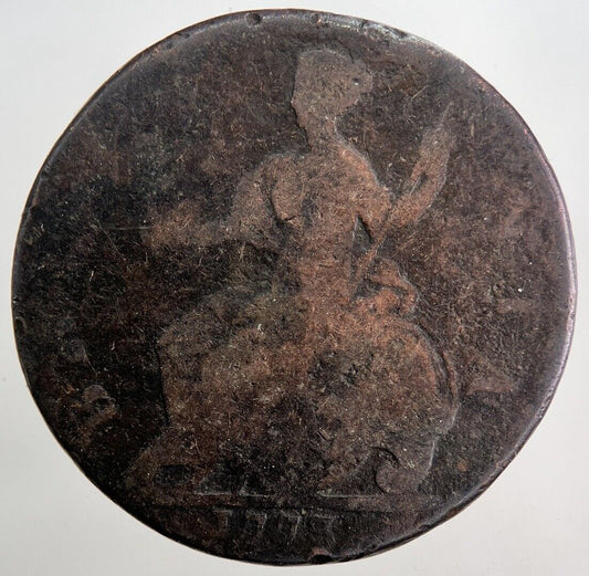 1773 George 3rd III Half-Penny Coin | Collectable Grade | a5776