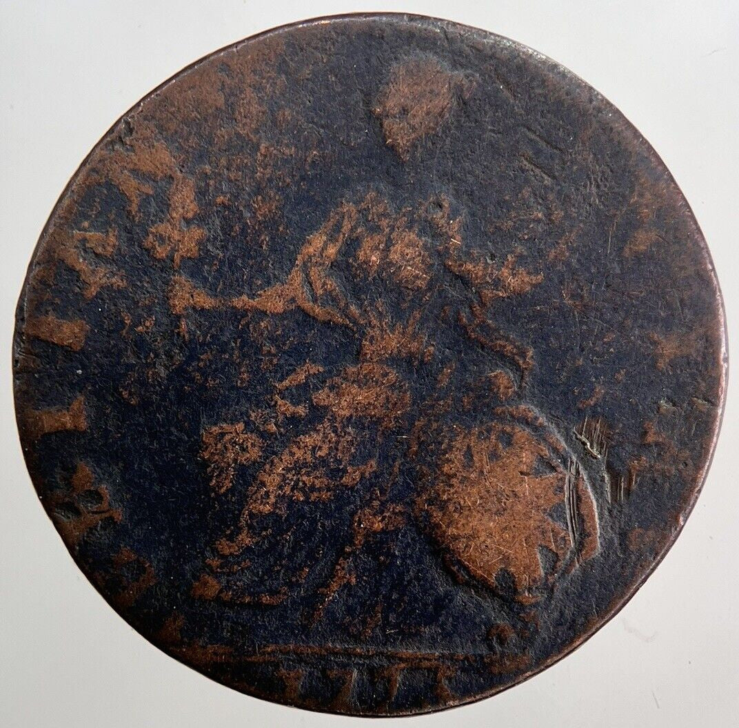 1773 George 3rd III Half-Penny Coin | Collectable Grade | a5775