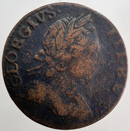 1773 George 3rd III Half-Penny Coin | Collectable Grade | a5775