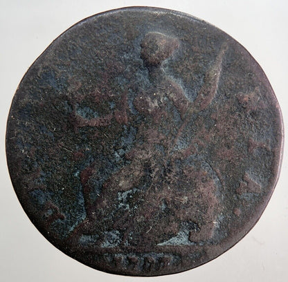 1773 George 3rd III Half-Penny Coin | Collectable Grade | a5777