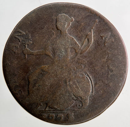 1773 George III 3rd Half-Penny Coin | Collectable Grade