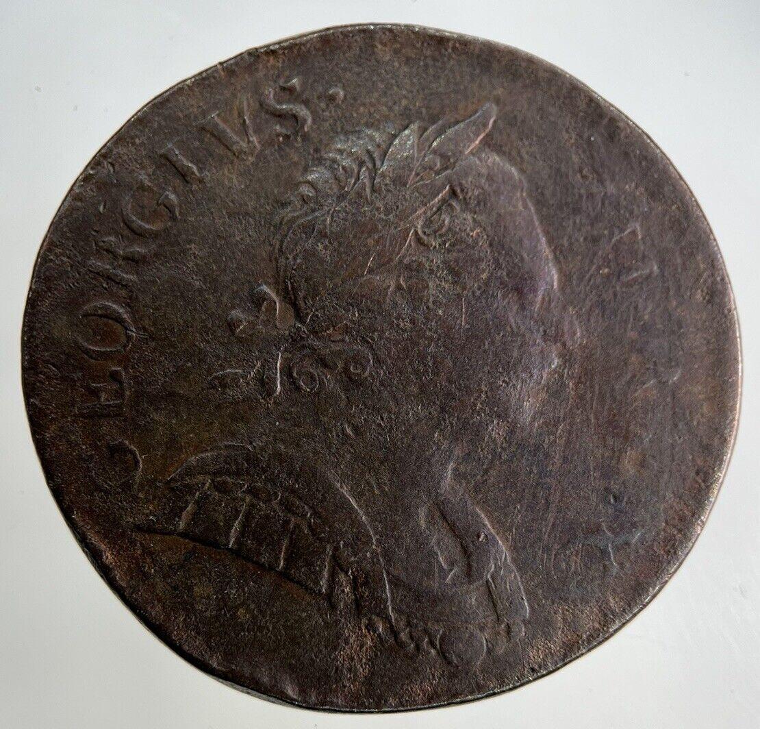 1772 George III 3rd Half-Penny Coin | Very High Grade