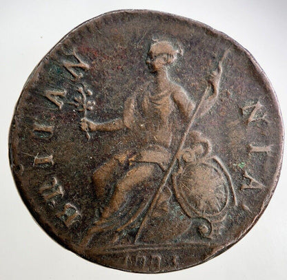 1773 George III 3rd Half-Penny Coin | Fine Collectable Grade