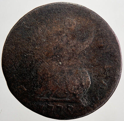 1775 George 3rd III Farthing Coin | Collectable Grade | a6018