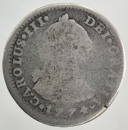 1774 Spain 1 One Real Silver Coin | Collectable Grade | a9980