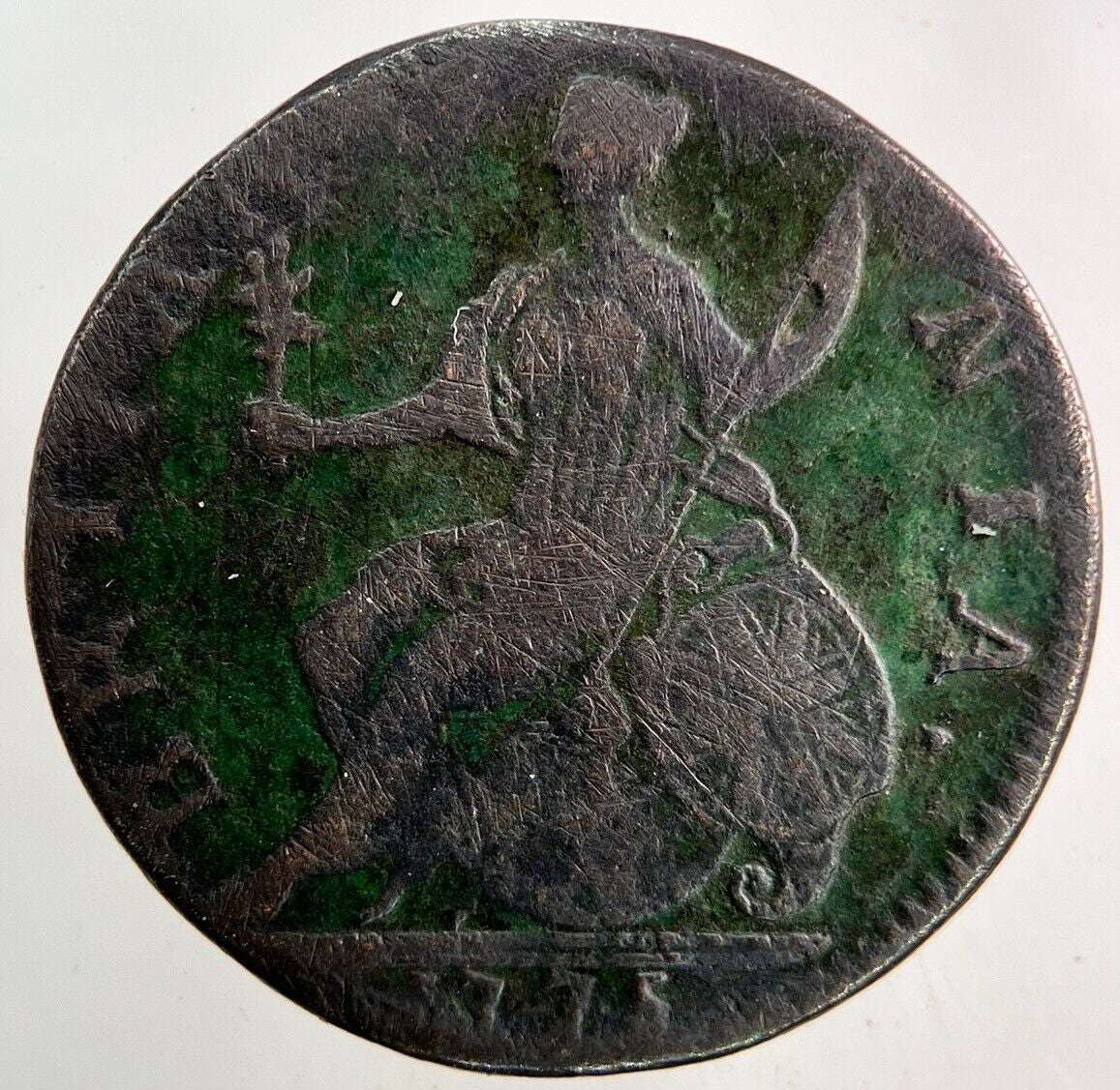 1775 George III 3rd Half-Penny Coin | Fine Collectable Grade