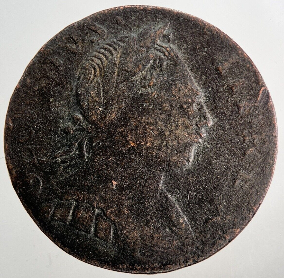 1775 George 3rd III Half-Penny British Coin | Fine Collectable Grade