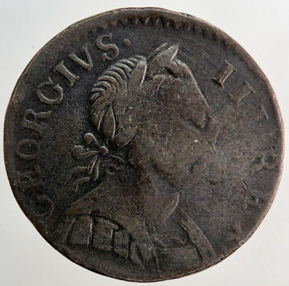 1775 George 3rd III Half-Penny British Coin | Fine Collectable Grade a9740