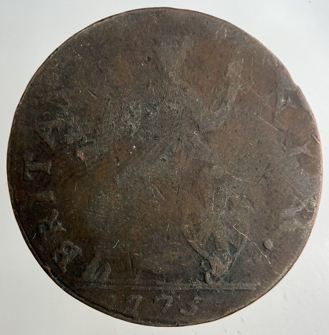 1775 George III 3rd Half-Penny Coin | Collectable Grade