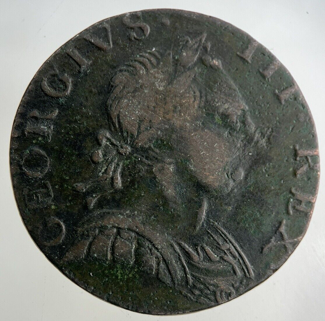 1775 George III 3rd Half-Penny Coin | Collectable Grade