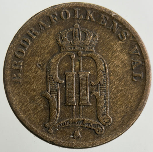 1905 Sweden 1 Ore Coin | Fine Collectable Grade