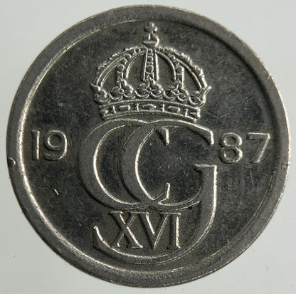 1987 Sweden 10 Ore Coin | Fine Collectable Grade
