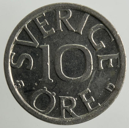 1987 Sweden 10 Ore Coin | Fine Collectable Grade
