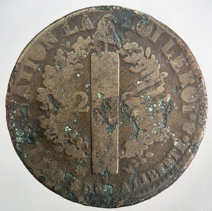 1779 France 2 Sol Coin Louis XVI | Collectable Grade