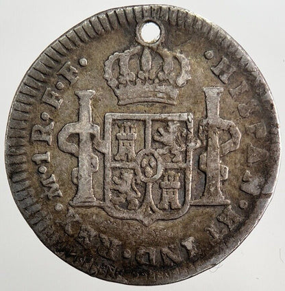 1782 Spain 2 Two Reales Silver Coin | Fine Collectable Grade | a2093