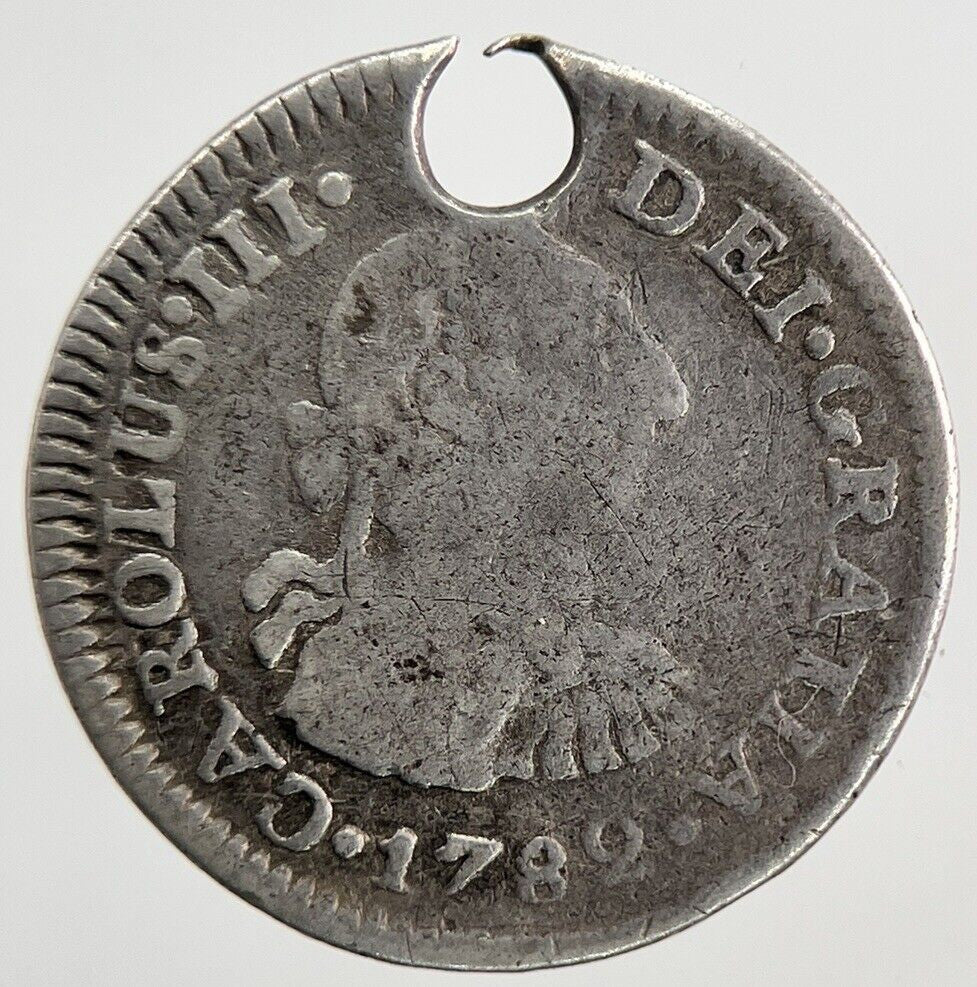 1782 Spain Half 1/2 Real Silver Coin | Collectable Grade