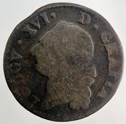 1779 France 1 Sol Coin Louis XVI | Collectable Grade