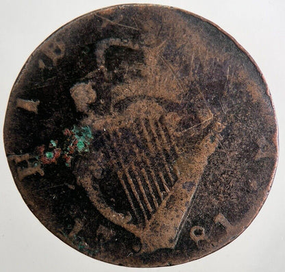 1781 George III Irish Hibernia Half-Penny Coin | Collectable Grade | a9849