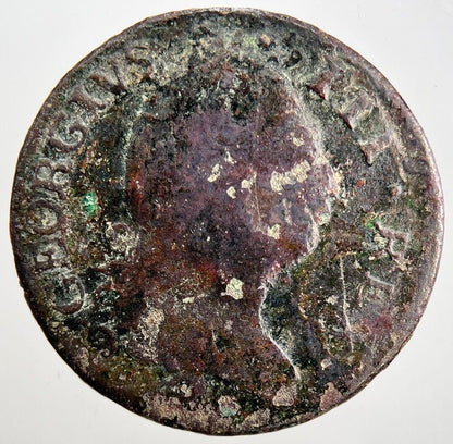 1782 George III Irish Hibernia Half-Penny Coin | Collectable Grade | a2275