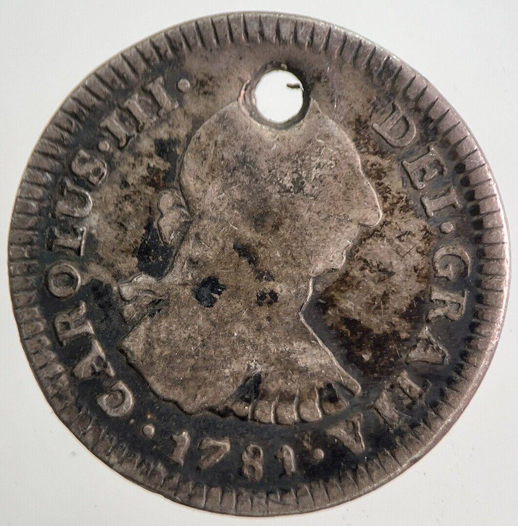 1781 Spain One 1 Real Silver Coin | Collectable Grade | a5733