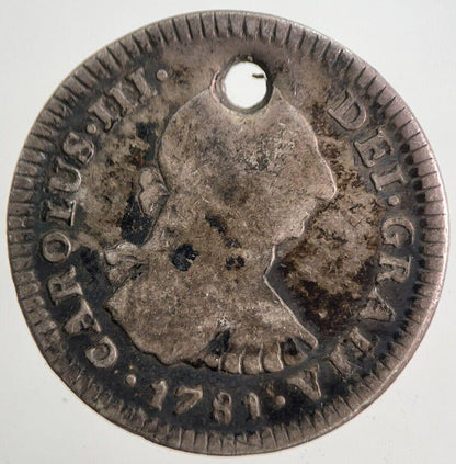 1781 Spain One 1 Real Silver Coin | Collectable Grade | a5733