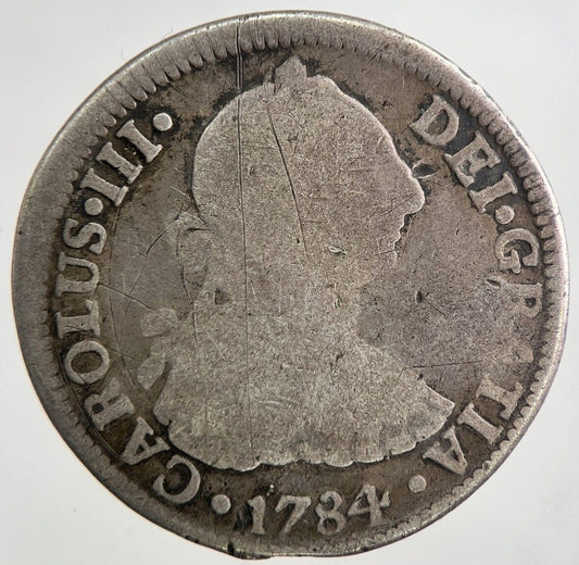 1784 Spain 2 Reales Silver Coin | Collectable Grade | a9257