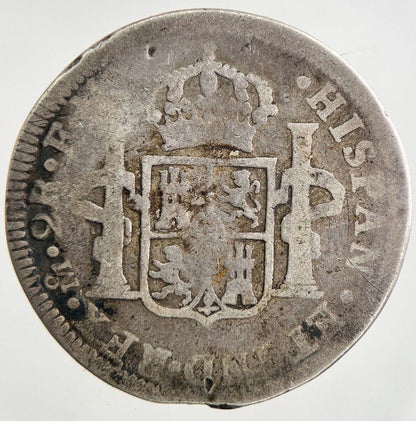 1784 Spain 2 Reales Silver Coin | Collectable Grade | a9257
