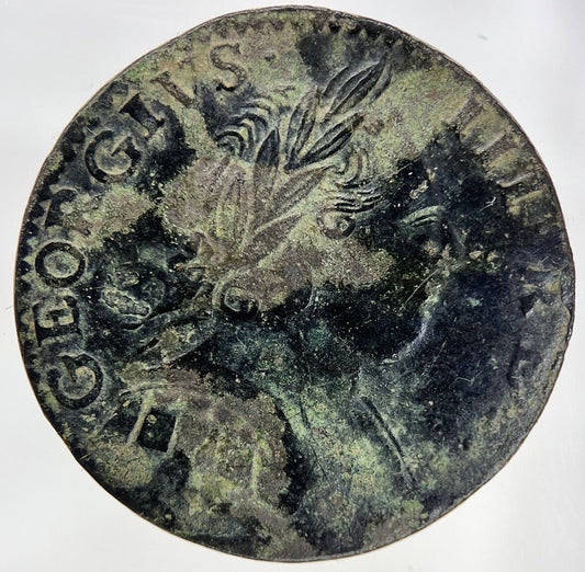 1775 George III 3rd Half-Penny Coin | Very High Grade