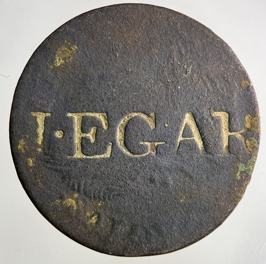 1775 Stamped George III 3rd Half-Penny Coin | Collectable Grade