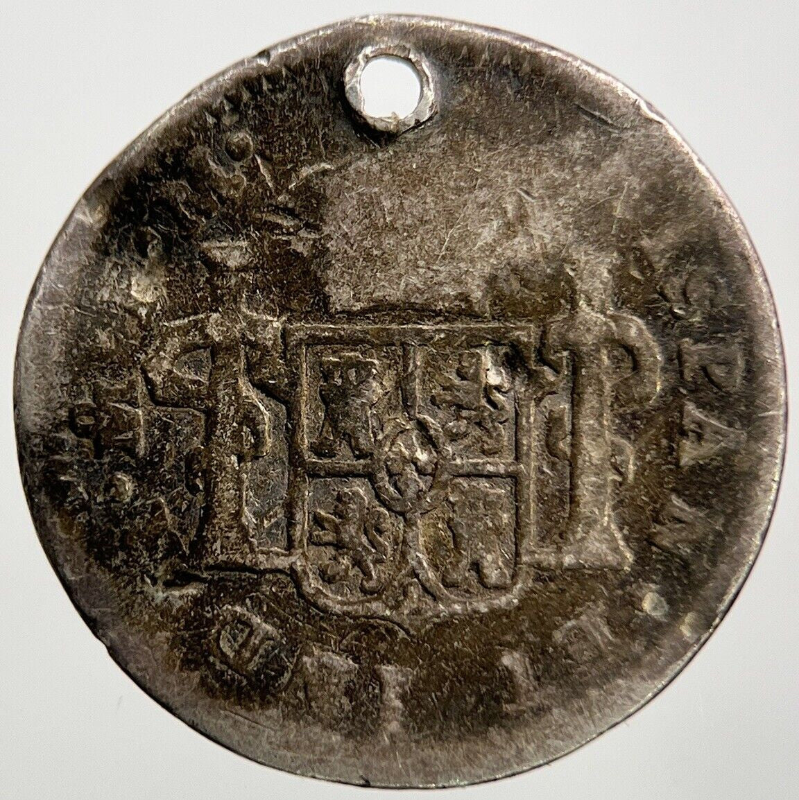 1777 1/2 Half Real Spain Silver Coin | Fair Grade | a1161