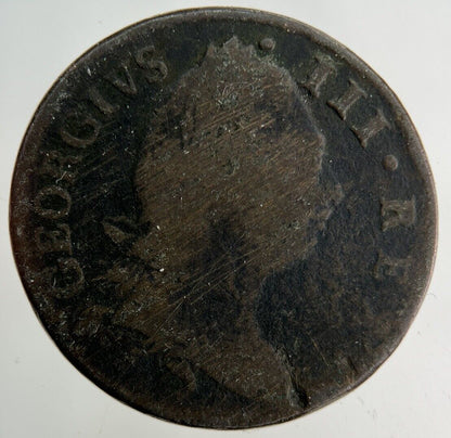 1782 Irish Half-Penny Coin | Collectable Grade