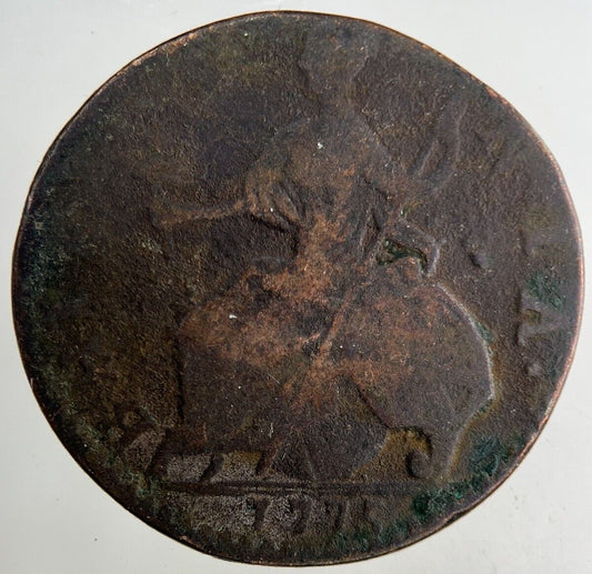 1775 George III 3rd Half-Penny Coin | Fine Collectable Grade