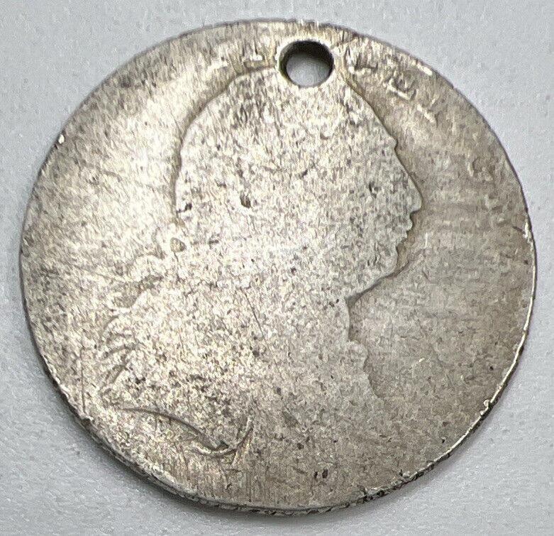 1787 George III Sixpence | British Silver Coin | Worn Grade | a1331