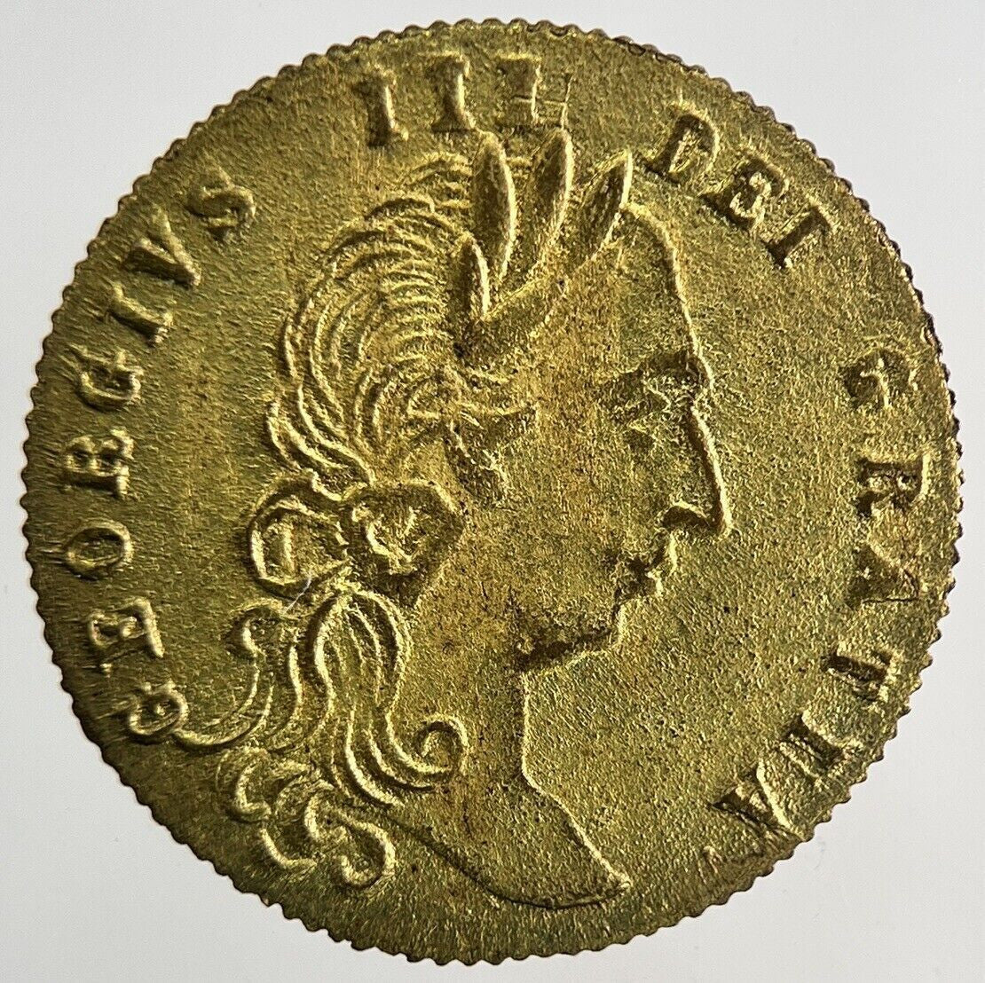 1788 George III Good Old Days Gaming Token Coin | Fine Collectable Grade