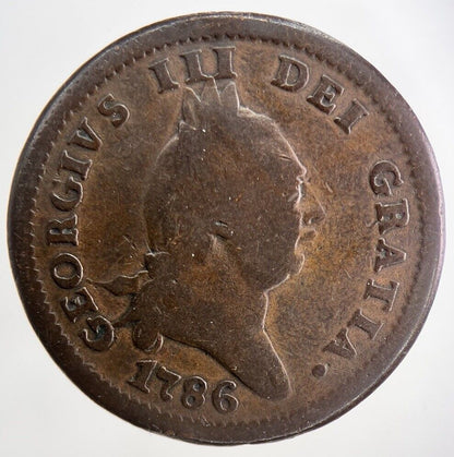 1786 Isle of Man One Penny Coin | Collectable Grade