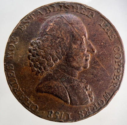 1790 Macclesfield Half-Penny Token | Very High Grade