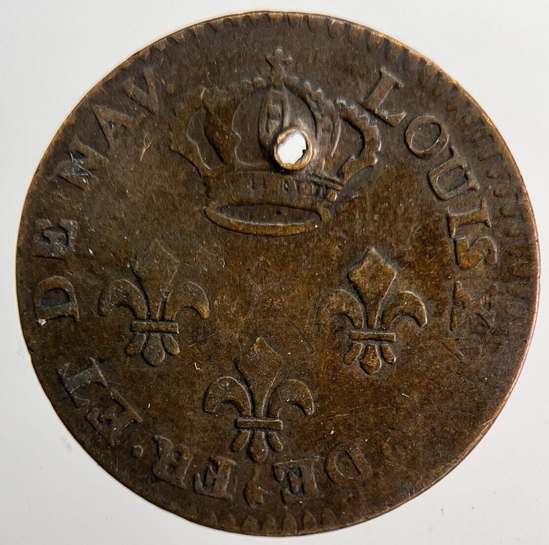 1789 France Louis XIII 2 Sous Coin | Fine Collectable Grade