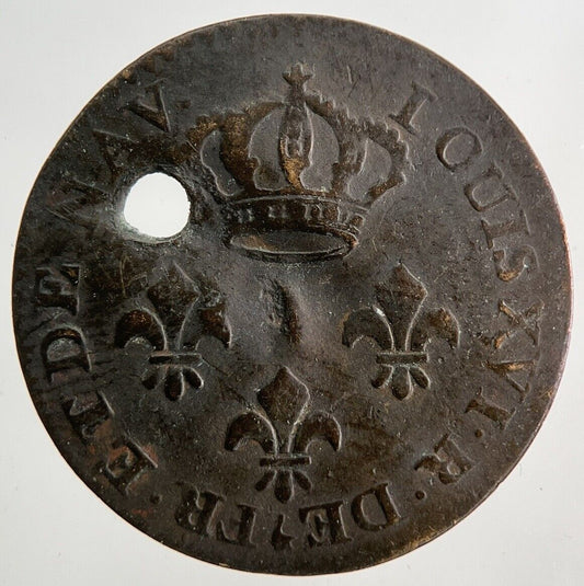 1789 France 2 Sous Coin | Fine Collectable Grade