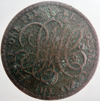 1788 Druid We Promise To Pay One Penny Token Coin | Collectable Grade | a6542