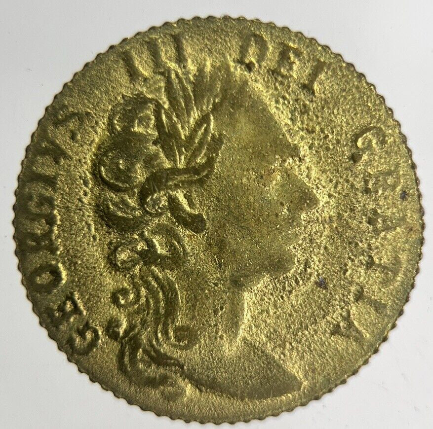 1788 British George III Gaming Good Old Days Token Coin | Fine Collectable Grade
