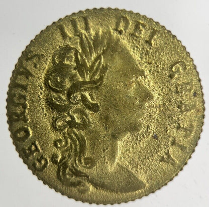 1788 British George III Gaming Good Old Days Token Coin | Fine Collectable Grade