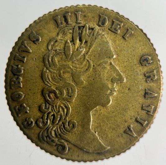 1788 British George III Gaming Good Old Days Token Coin | Fine Collectable Grade