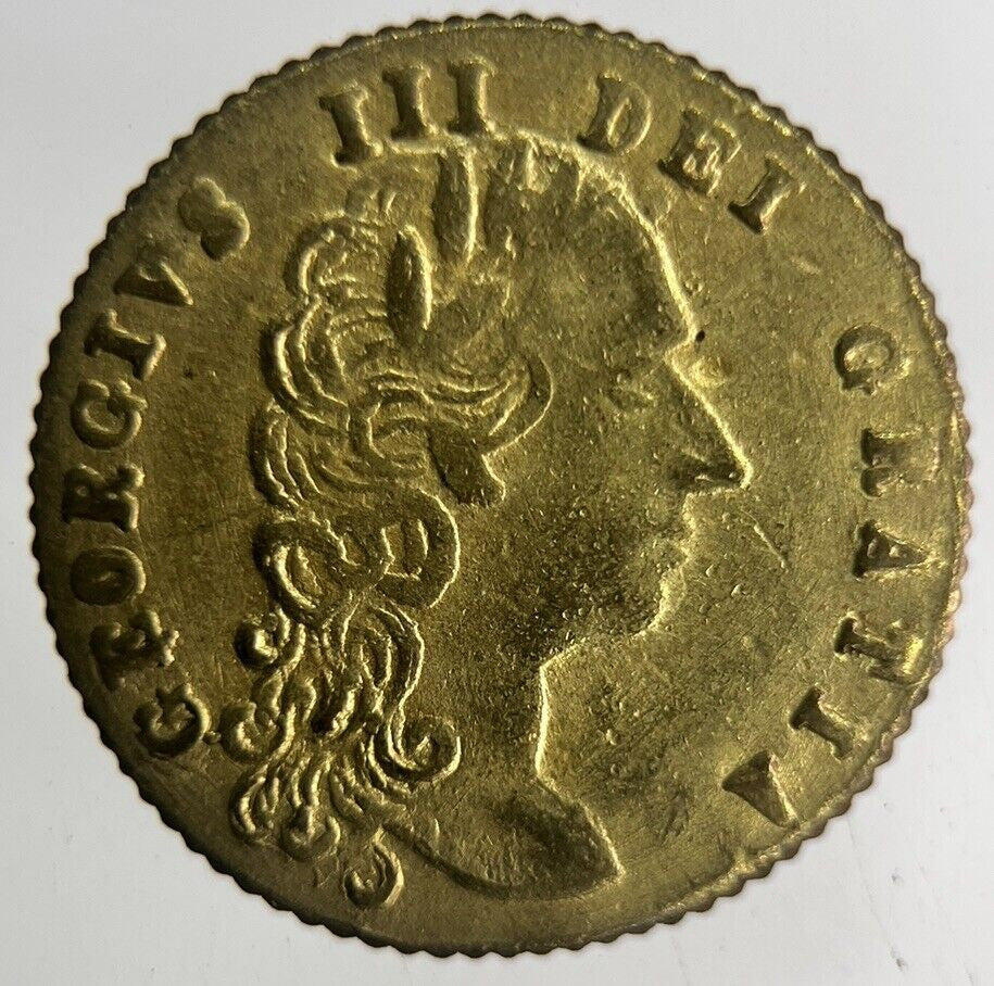 1788 British George III Gaming Good Old Days Token Coin | Fine Collectable Grade