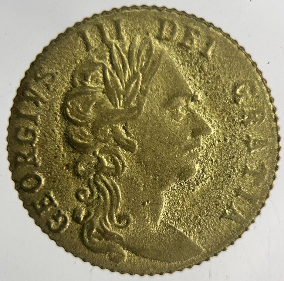 1788 British George III Gaming Good Old Days Token Coin | Fine Collectable Grade