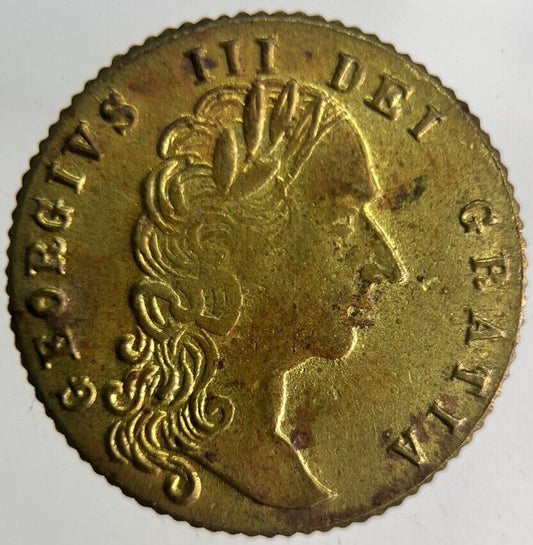 1788 British George III Gaming Good Old Days Token Coin | Fine Collectable Grade